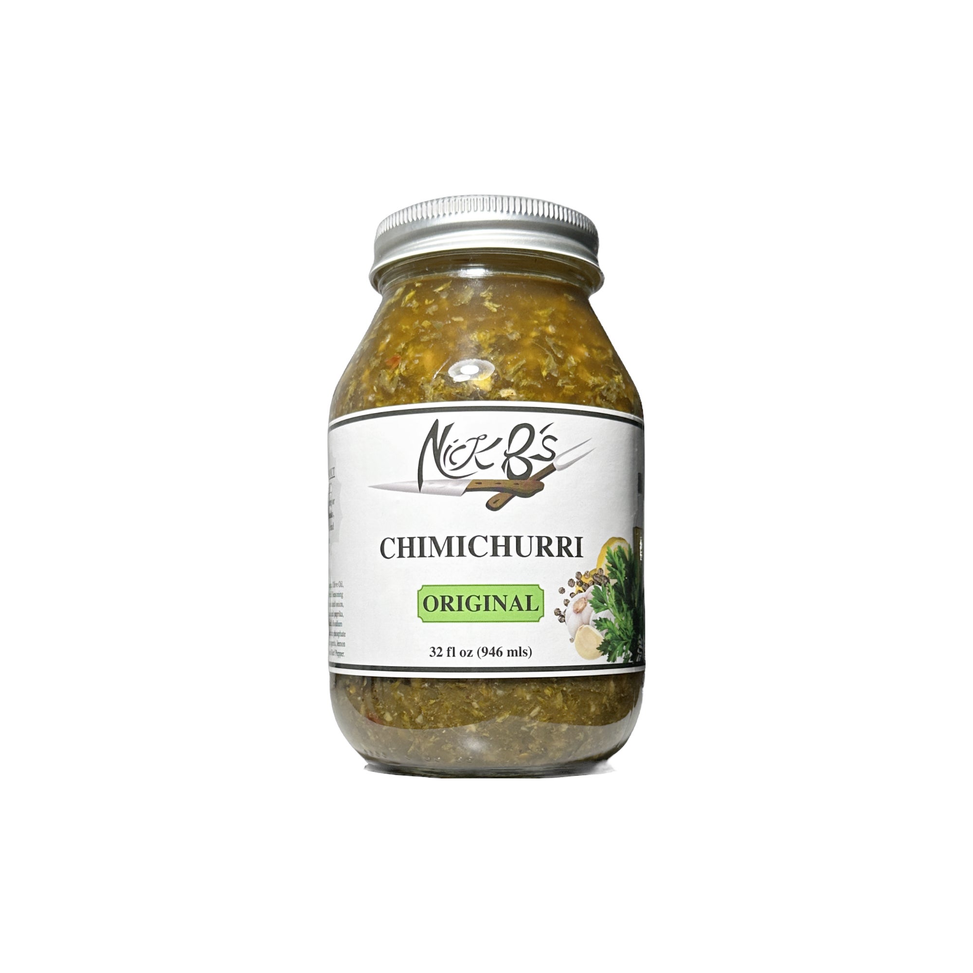 32oz Original Chimichurri NickB's *Fresh ingredientsQuality products*