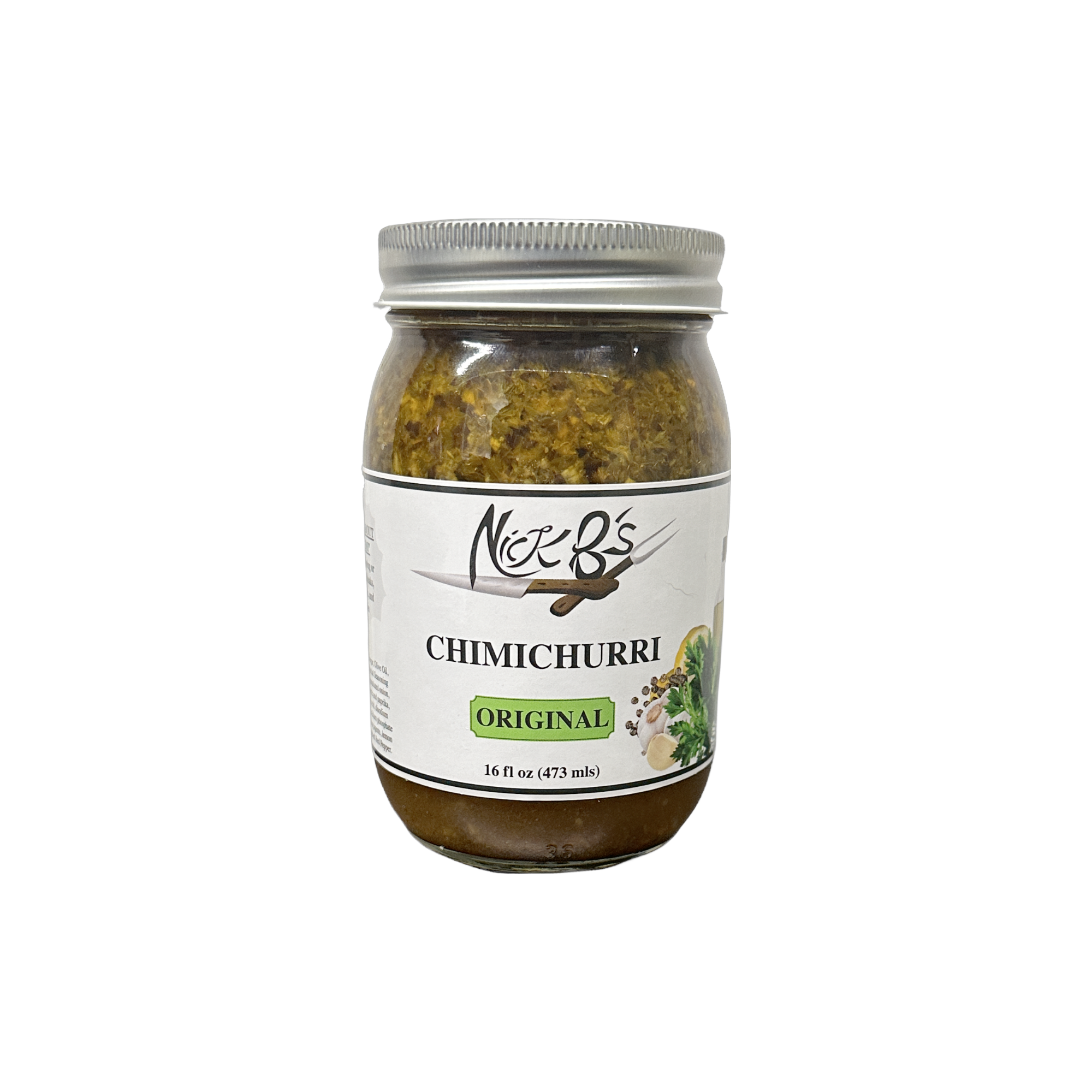 16oz Original Chimichurri NickB's *Fresh ingredientsQuality products*